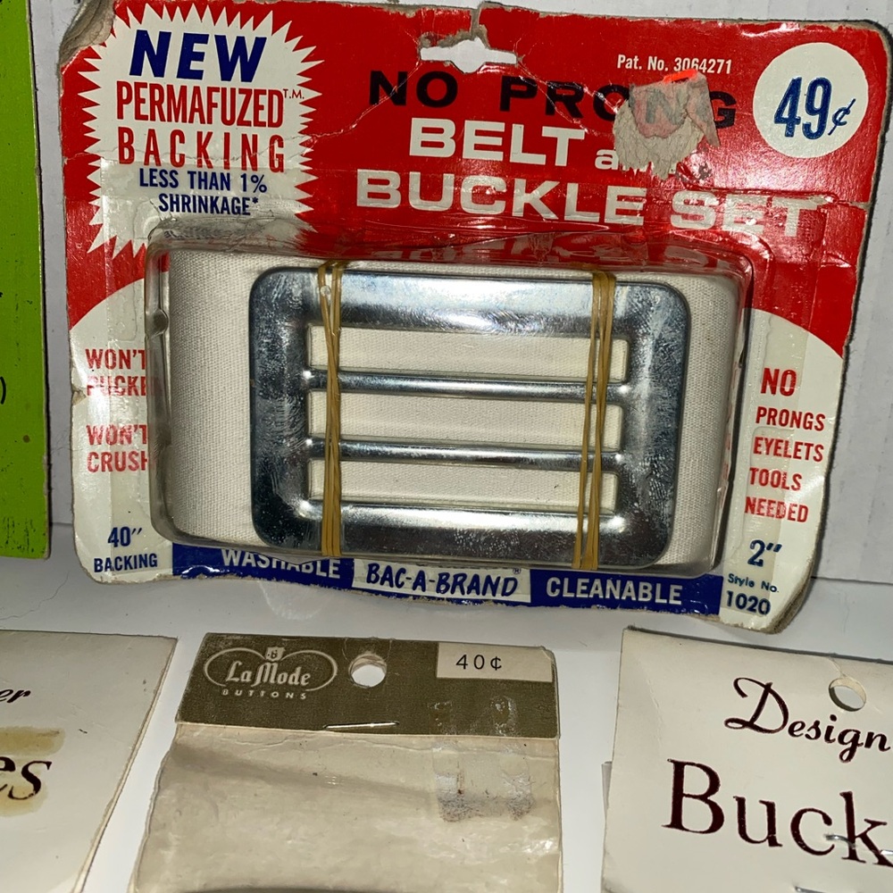 *9A Deluxe Buckle & belt Collection silver variety sizes & shapes for crafts - Picture 5 of 6